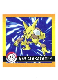Sticker No. 65 Alakazam/Simsala
