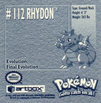 Sticker Nr. 112 Rhydon/Rizeros 2