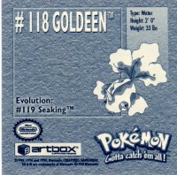 Sticker Nr. 118 Goldeen/Goldini 2