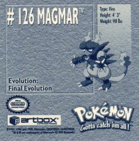 Sticker No. 126 Magmar/Magmar 2