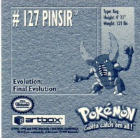 Sticker Nr. 127 Pinsir/Pinsir 2