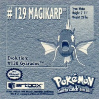 Sticker Nr. 129 Karpador/Magikarp 2