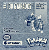 Sticker No. 130 Garados/Gyarados 2