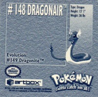 Sticker No. 148 Dragonir/Dragonair 2