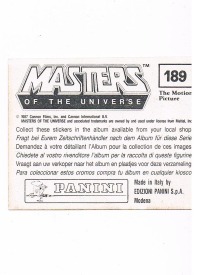 Panini Sticker No. 189 2
