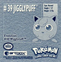 Sticker Nr. 39 Jigglypuff/Pummeluff 2
