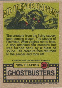 Now Play 39 - Ghostbusters Topps 1988 2