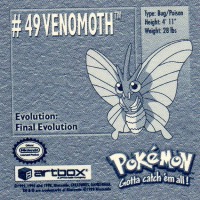 Sticker No. 49 Venomoth/Omot 2