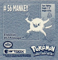Sticker No. 56 Mankey/Menki 2