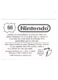 Sticker Nr. 66 Nintendo / Diamond 1989 2