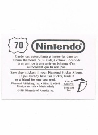 Sticker No. 70 Nintendo / Diamond 1989 2