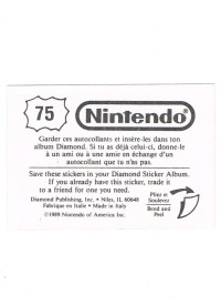 Sticker Nr. 75 Nintendo / Diamond 1989 2
