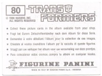 Panini Sticker No. 80 2