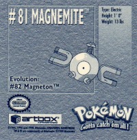 Sticker No. 81 Magnemite/Magnetilo 2
