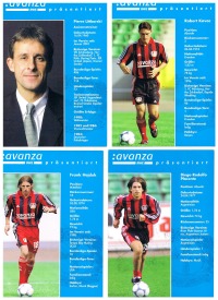 Bayer Leverkusen Autogrammkarten Saison 2000/2001 - avanza RWE 3