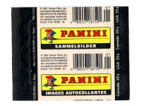 Leere Panini Sticker Packung 2