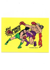Punch Out BAM No. 28 - NES Sticker Topps / Nintendo 1989