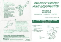 Cheetor Instruction manual 1995 Tonka/Takara/Kenner