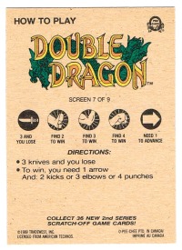 Double Dragon - Screen 7 O-Pee-Chee / Nintendo 1989 2