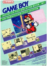 Nintendo Game Boy / NES Werbeflyer 2
