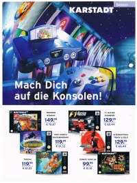 Karstadt - advertising page PlayStation 1, N64 2