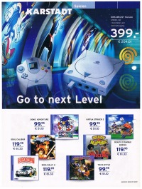 Karstadt - advertising page Game Boy Color / Sega Dreamcast 2