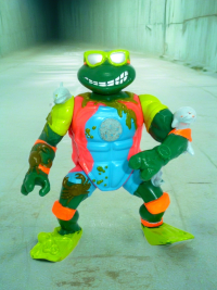 Mike, the Sewer Surfer - Michelangelo 1990 Mirage Studios / Playmates Toys 4