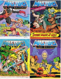4 Mini Comics - Masters of the Universe He-Man MOTU