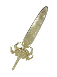Golden sword weapon accessory 2