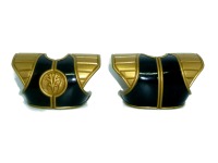 White ranger breastplates front and back