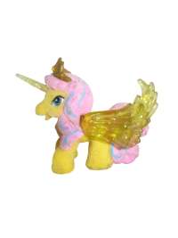 Yellow Filly horse with horn and one wing 2