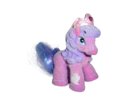 Pink Filly horse with crown