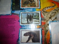 Jurassic Park 3 - Stickeralbum partially filled Merlin 9