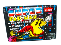 Pac-Man Sticker Packung - Ungeöffnet Fleer / Midway 1982