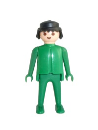 Figur mit grüner Kleidung Geobra 1974