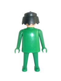 Figure with green clothes Geobra 1974 2
