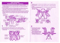 Scavenger Instruction manual 1999 Hasbro/Takara 2