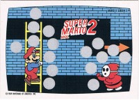 Super Mario Bros. 2 - NES Rubbelkarte Pee Chee / Nintendo 1989