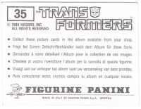 Panini Sticker No. 35 2