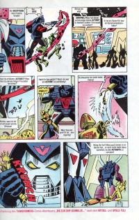 Transformers Comic-Magazin Nr. 5 - Generation 1 / G1 - 1989 3