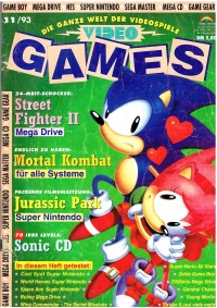 Video Games - Magazin Ausgabe 11/93 1993