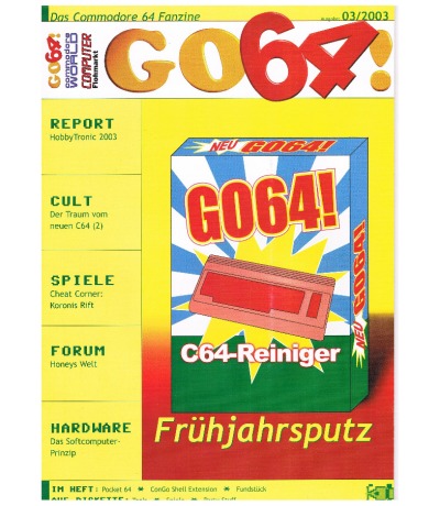 Ausgabe 03/03 - 2003 - GO64 - Das Commodore-64-Magazin