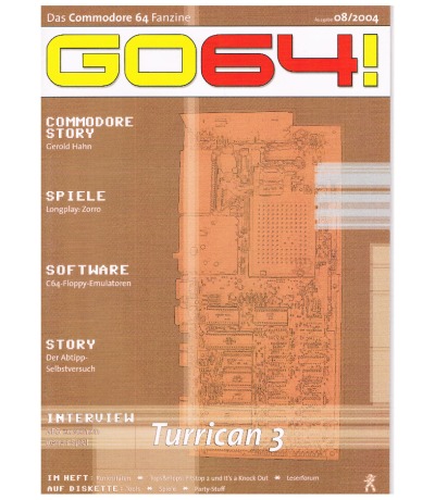 Ausgabe 08/04 - 2004 - GO64 - Das Commodore-64-Magazin