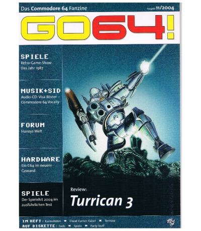 Ausgabe 11/04 - 2004 - GO64 - Das Commodore-64-Magazin