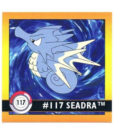 Sticker No 117 Seadra/Seemon - Pokemon / Artbox 1999
