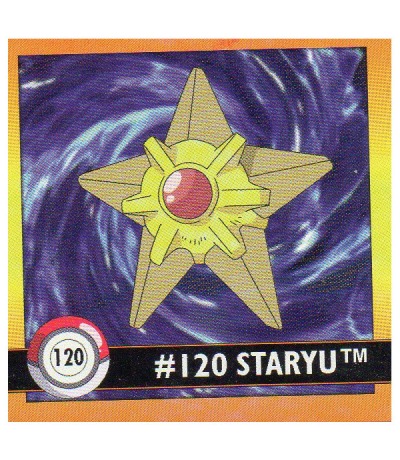 Sticker No 120 Sterndu/Staryu - Pokemon / Artbox 1999