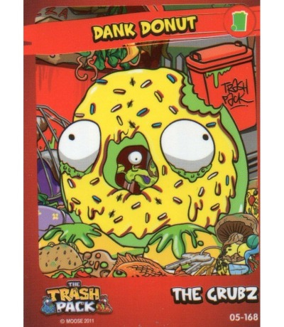 Dank Donut / The Grubz - The Trash Pack Trading Cards - Series 2