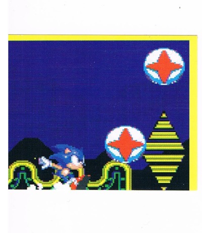 Panini Sticker No 13 - Sonic - Official Sega Sticker Album