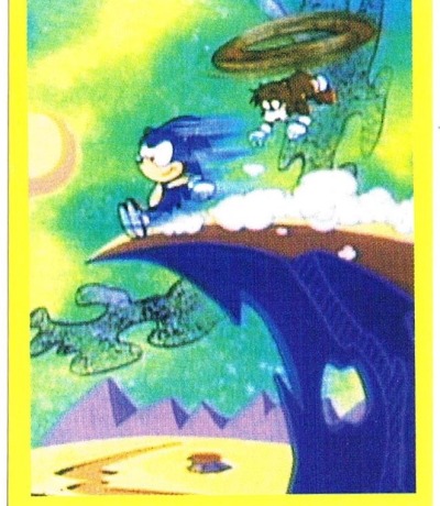 Panini Sticker No 159 - Sonic - Official Sega Sticker Album