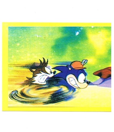 Panini Sticker No 160 - Sonic - Official Sega Sticker Album